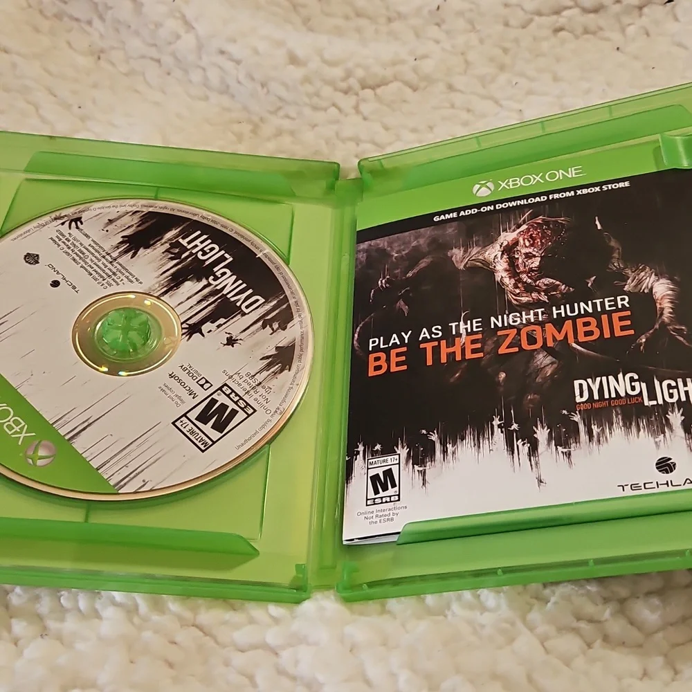 MICROSOFT XBOX ONE DYING LIGHT VIDEO GAME